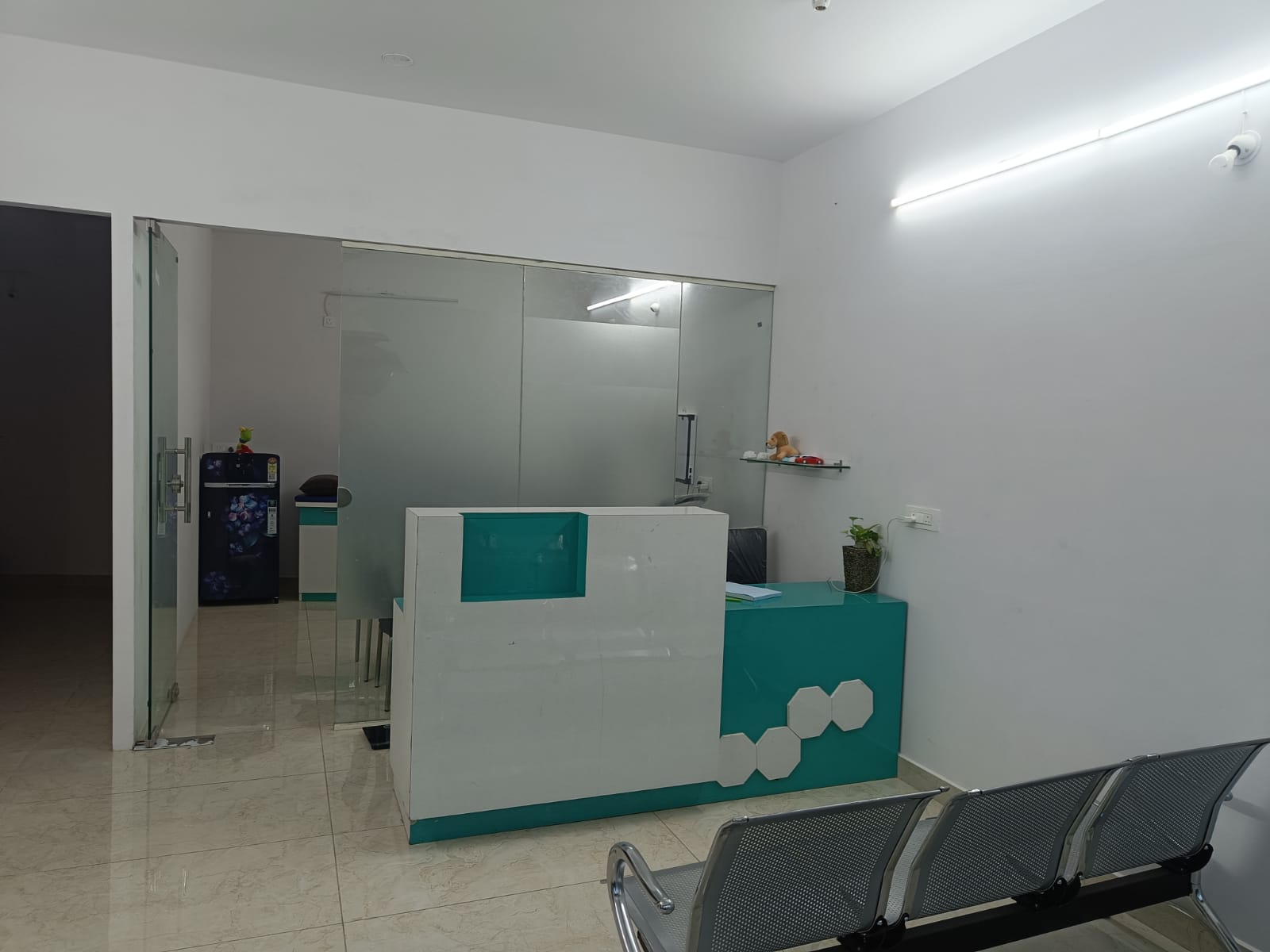 Reception at Vamshi Children’s Clinic